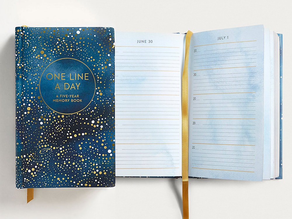 creative gift: Celestial Hardback Journal from Paper Source