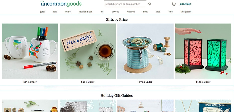 UncommonGoods creative gifts for creative people