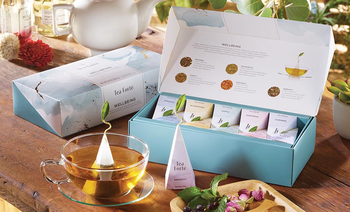 Tea Forte WellBeing Presentation Box is a great gift for creative people