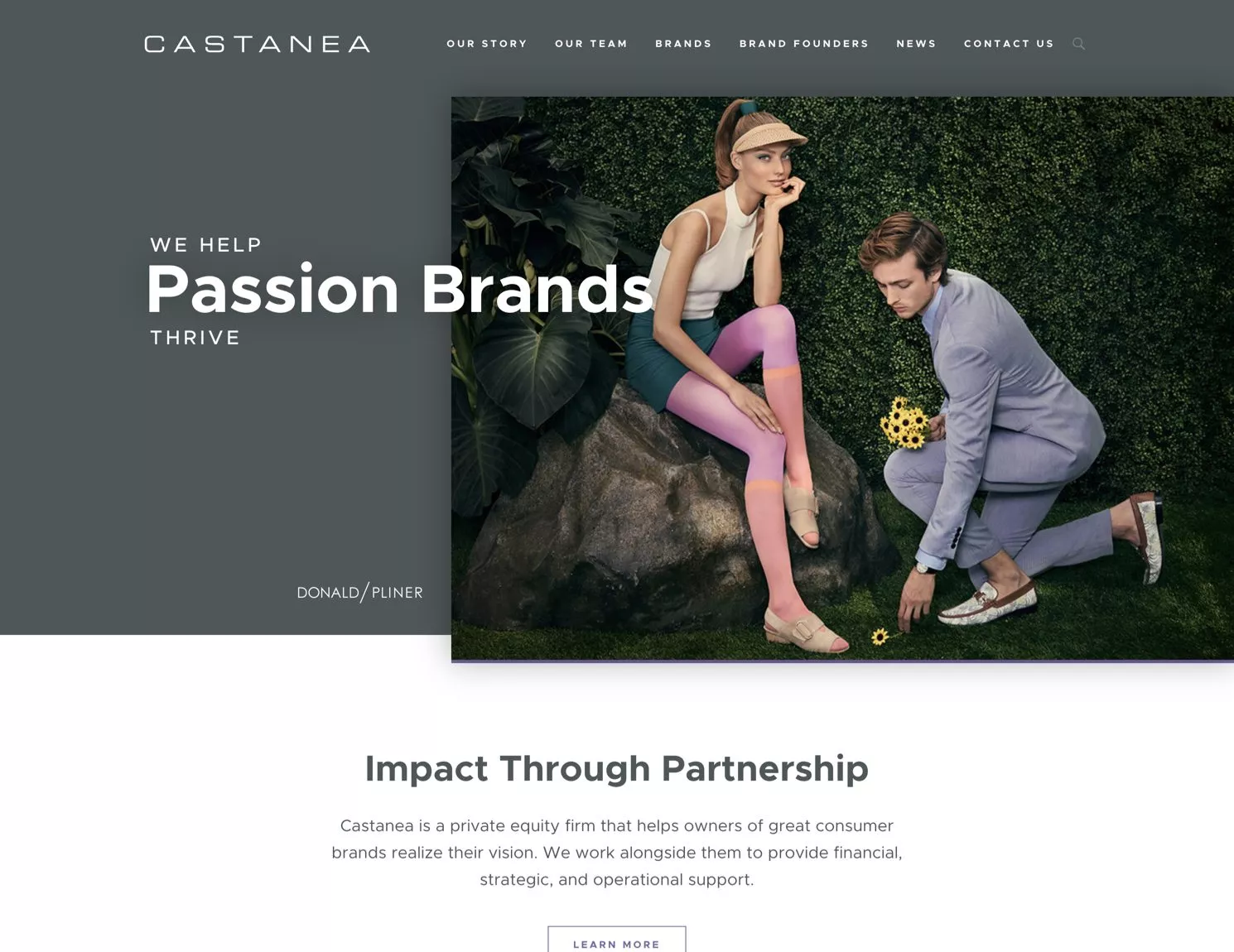 castanea website design