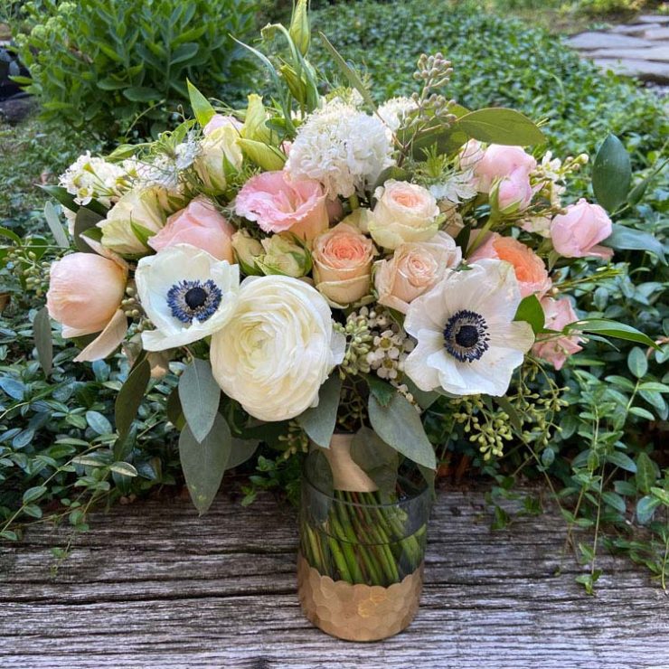 Bouquet of flowers celebrating 12 years of marriage