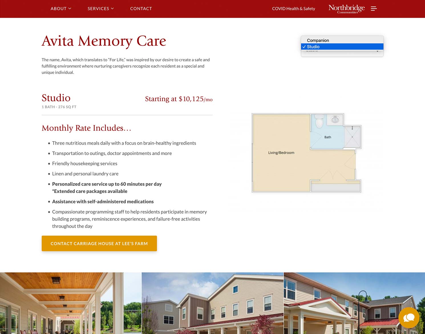 Northbridge Communities floorplan sample page