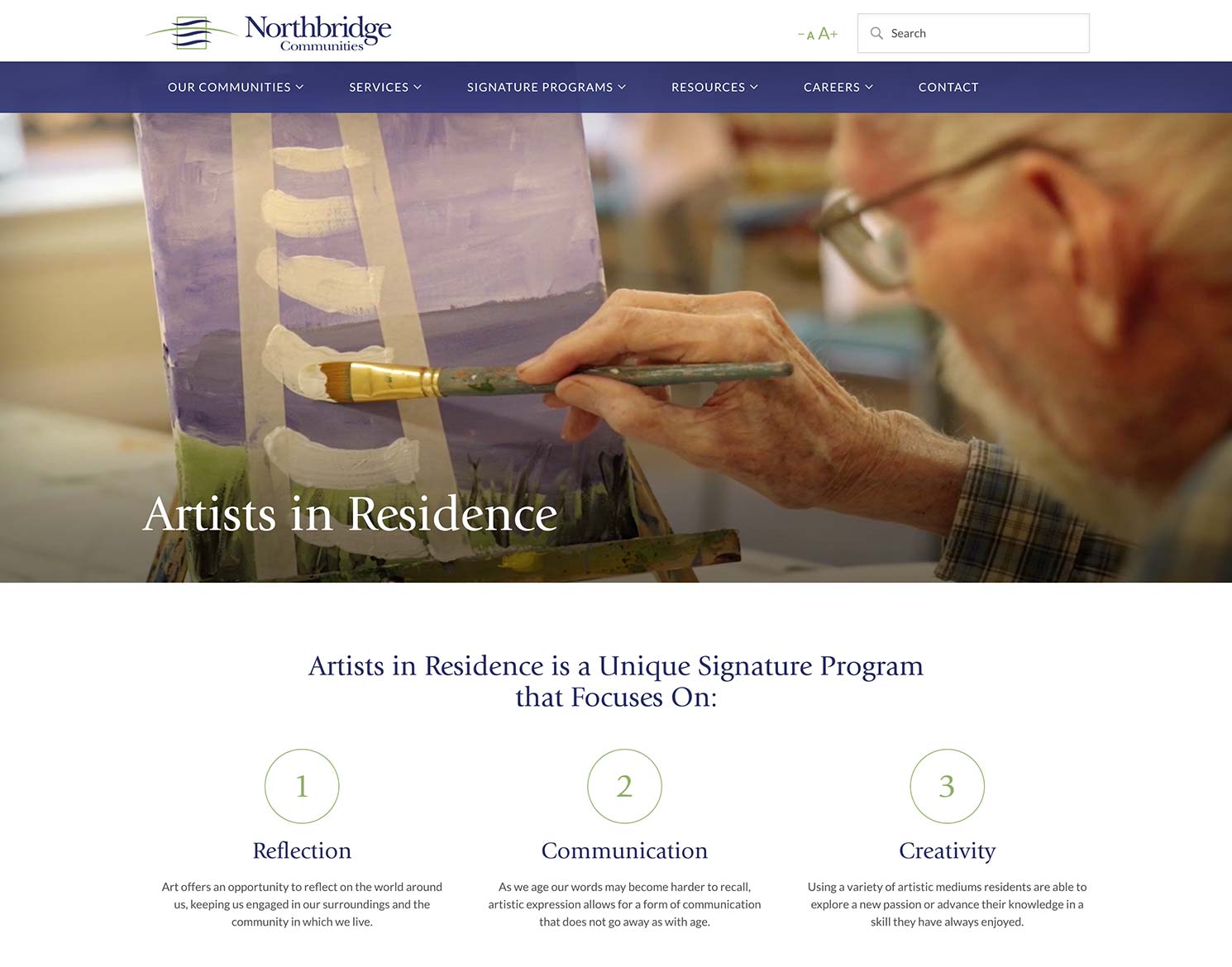 Northbridge Communities website design