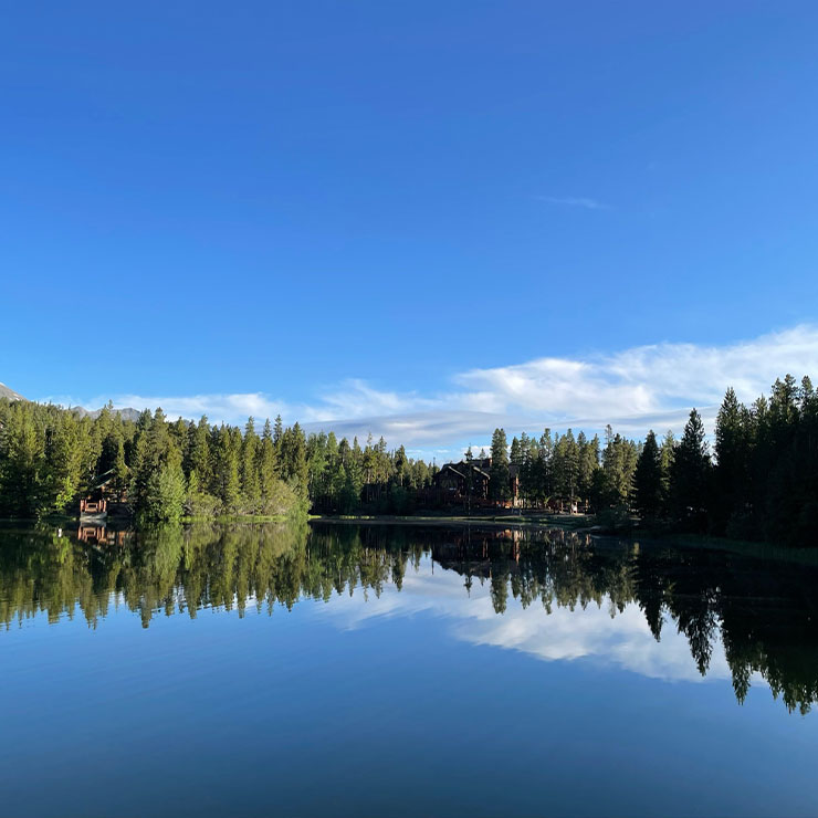 Lake view in Colorado