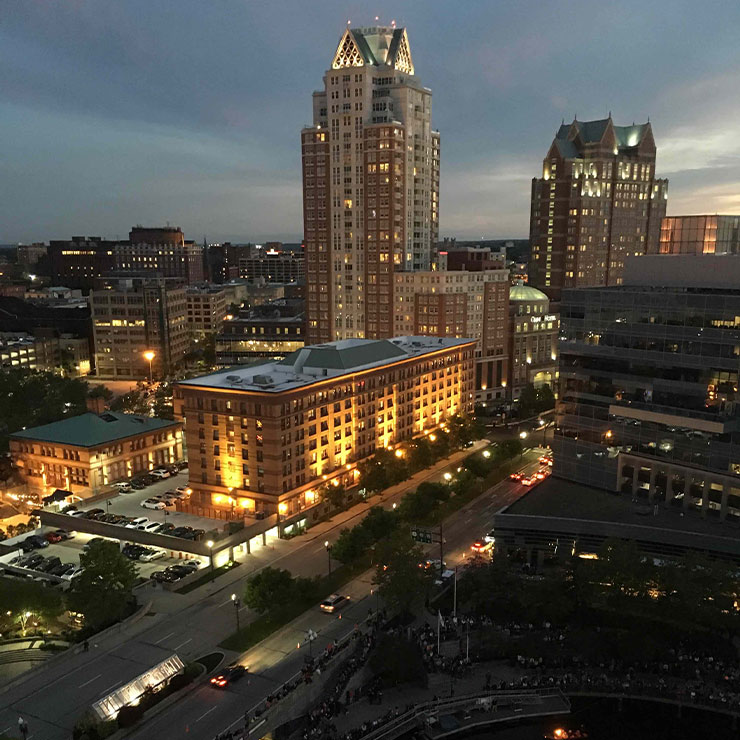 City view in Rhode Island