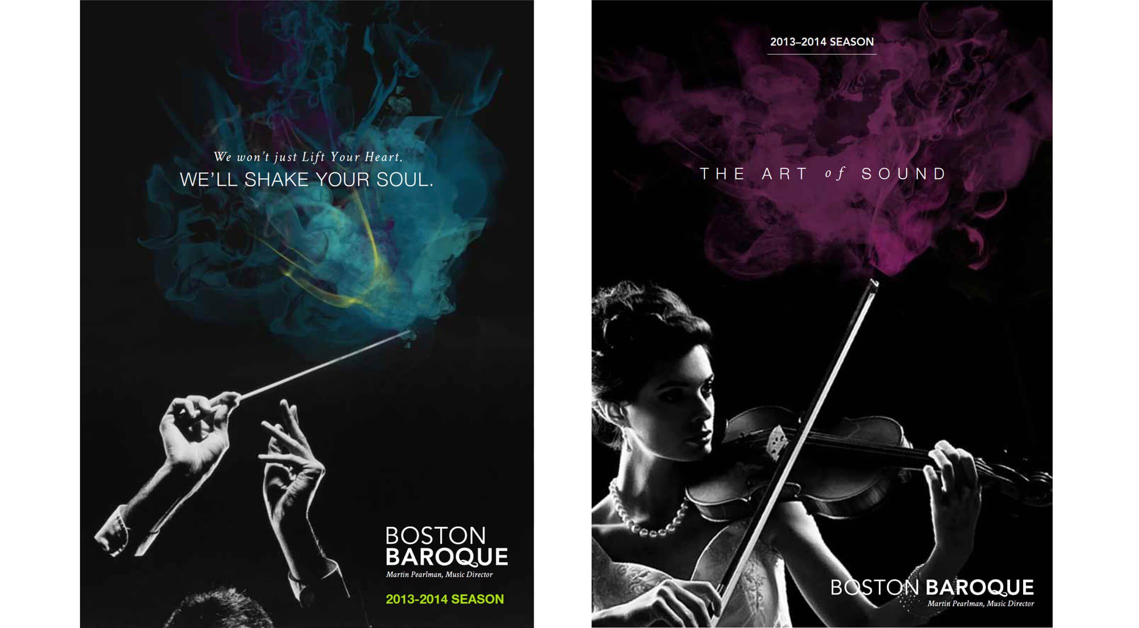 Boston Baroque - flyers for 2013-2014 season