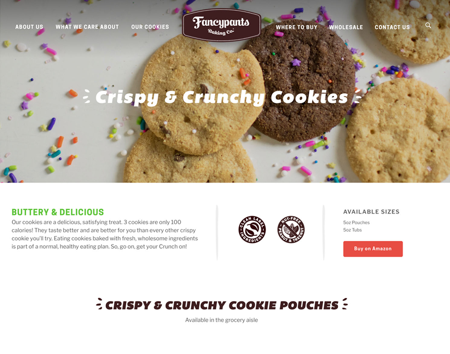 fancypants website design