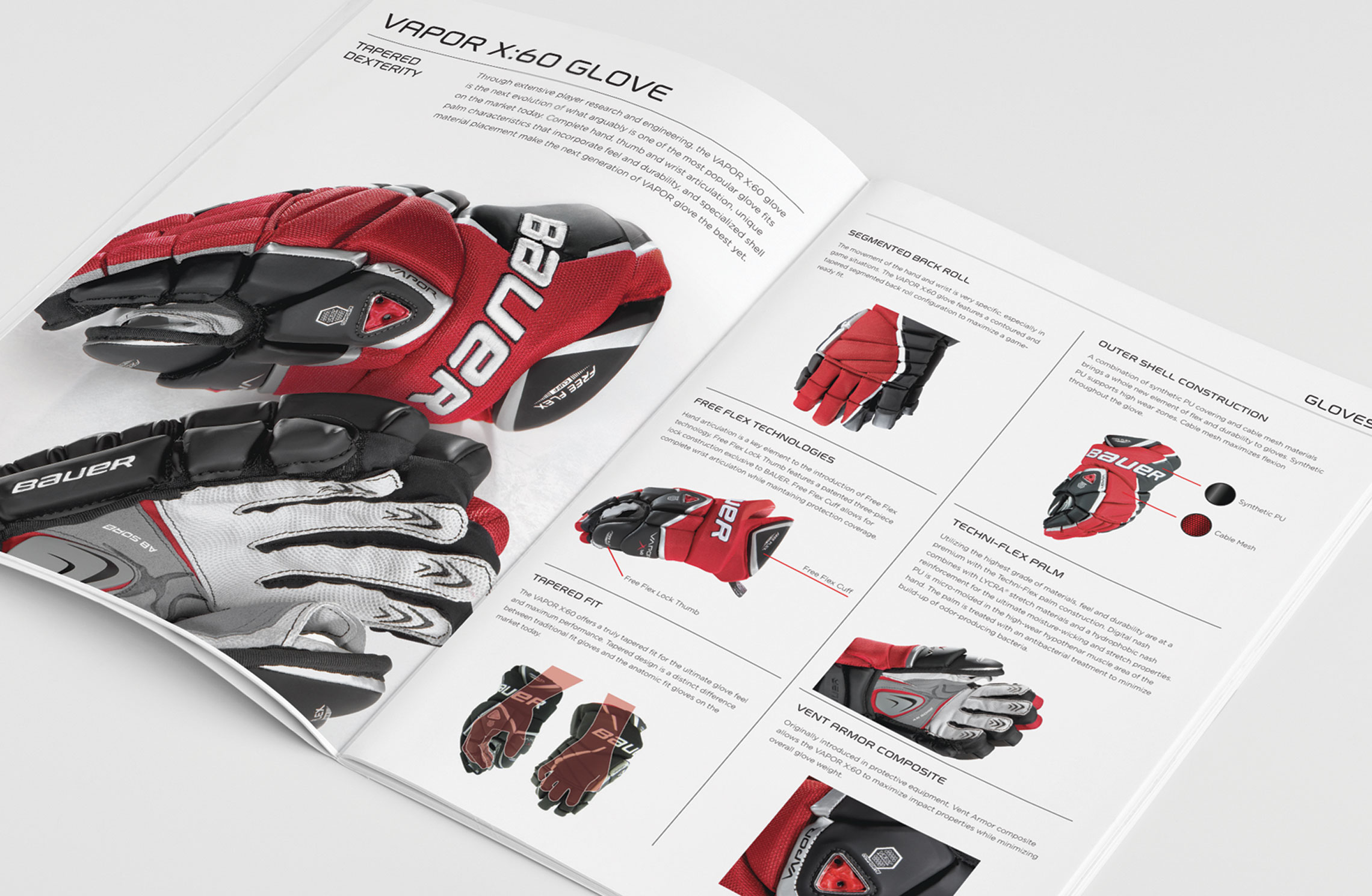 Bauer Hockey catalog spread