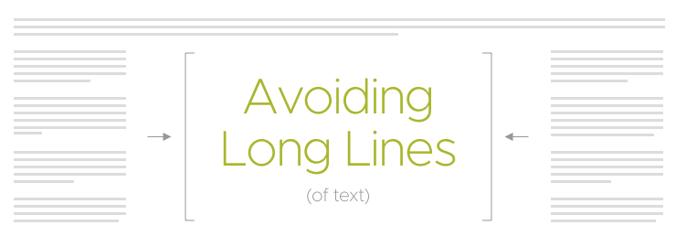 Avoiding long lines (of text)