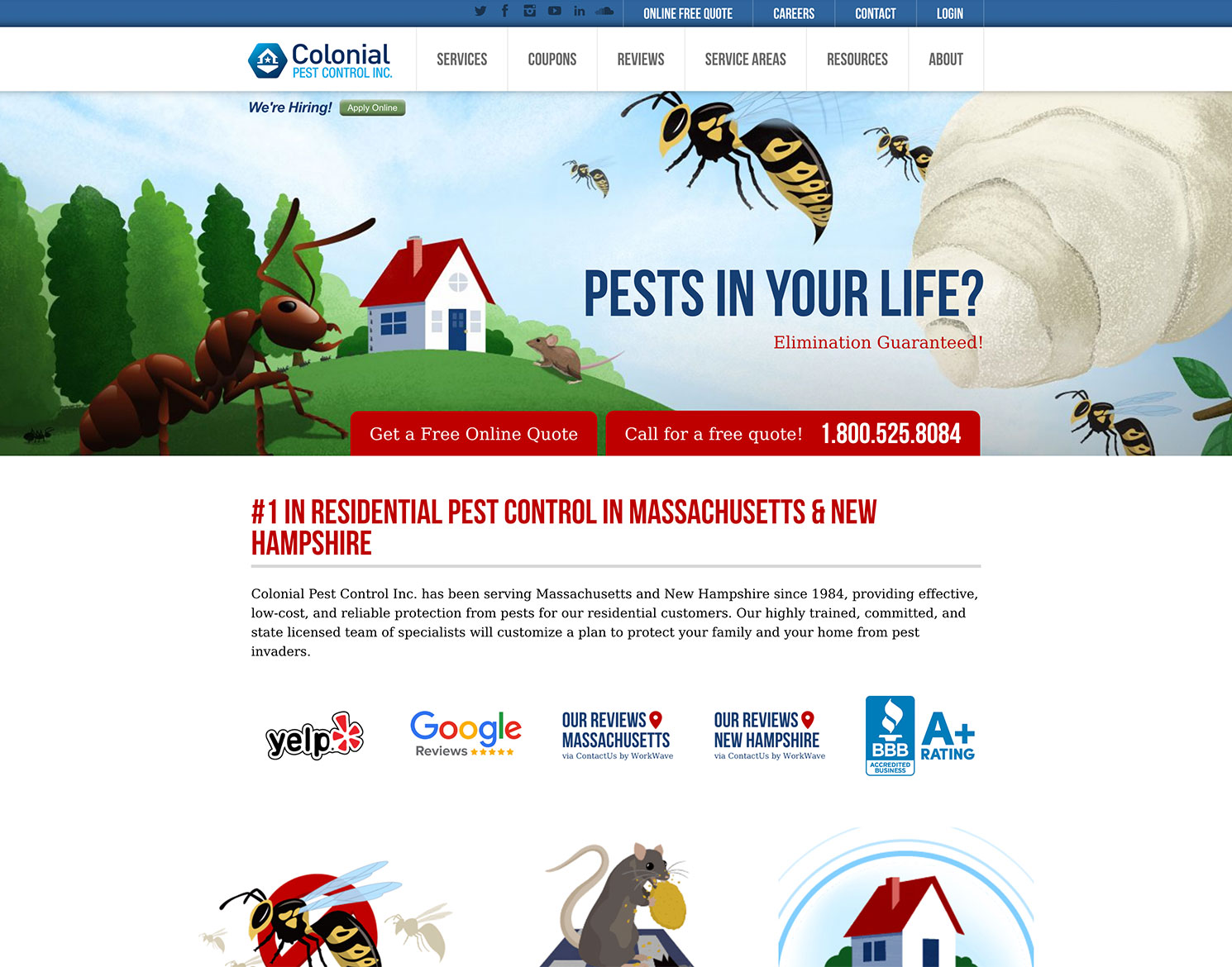 Colonial pest home page