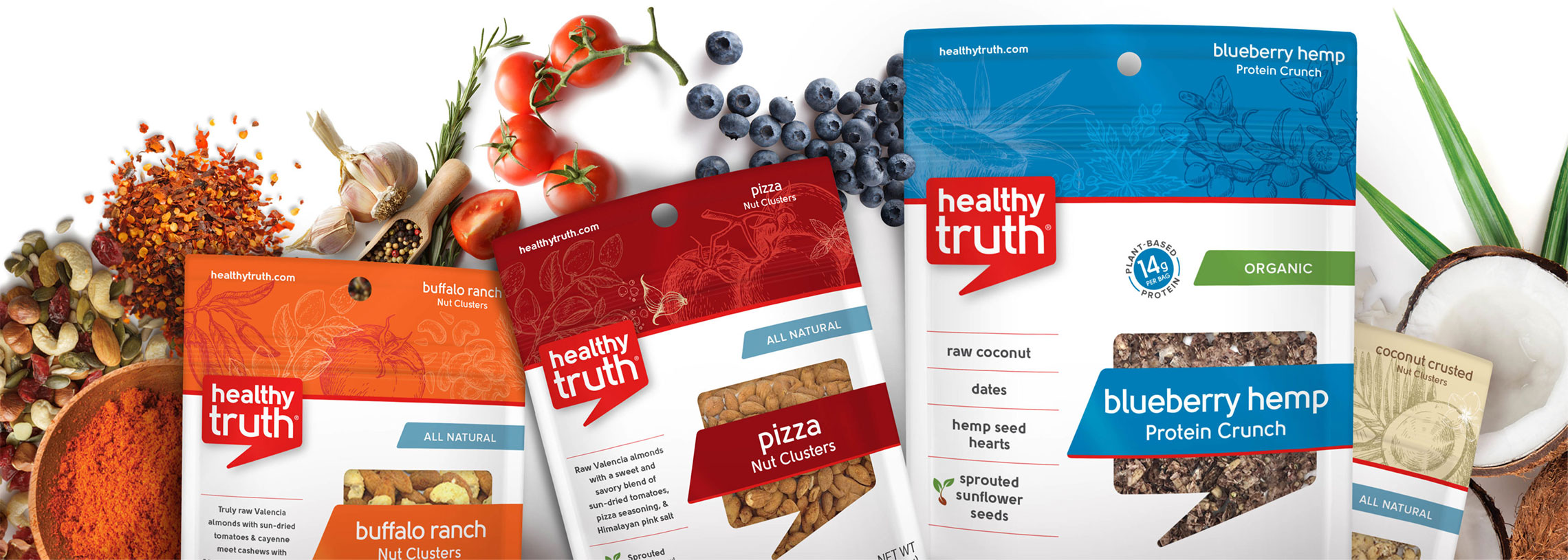 bags of healthy truth snacks