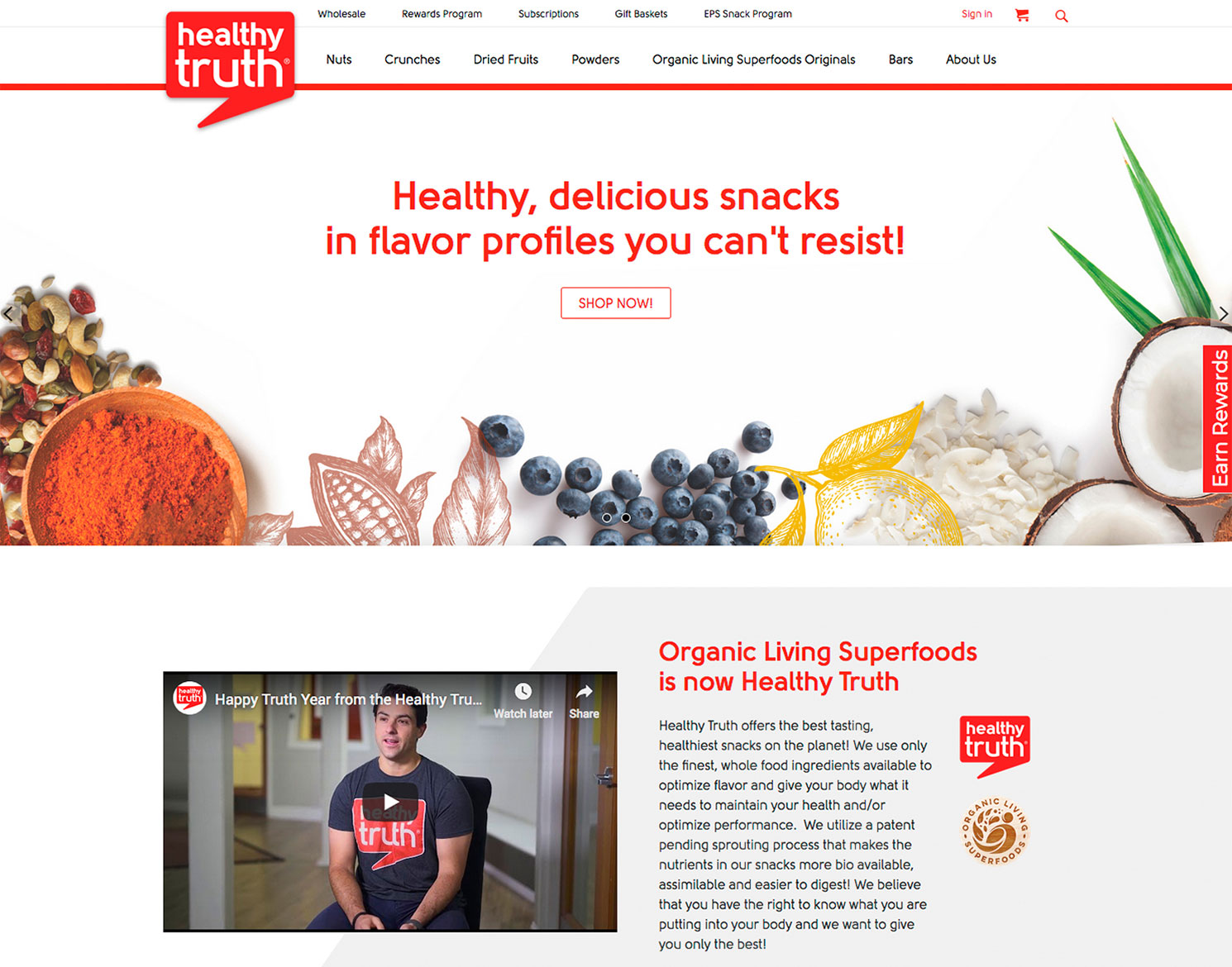 healthy truth website home page