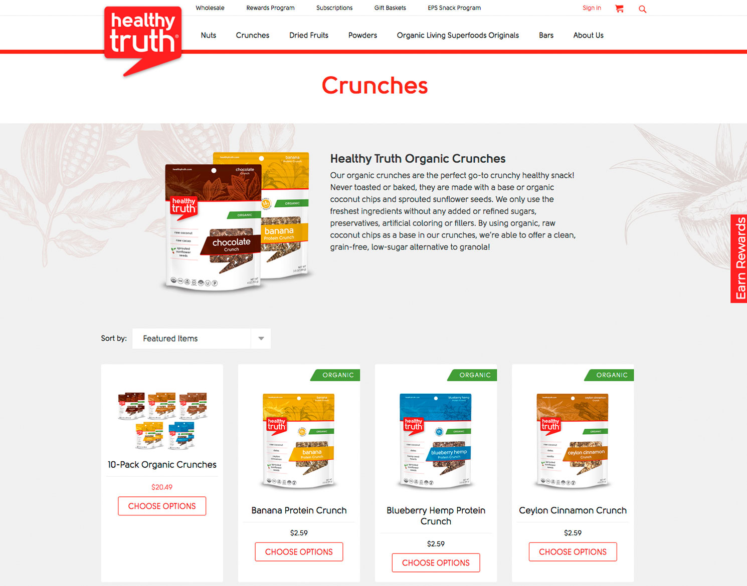 healthy truth product detail page