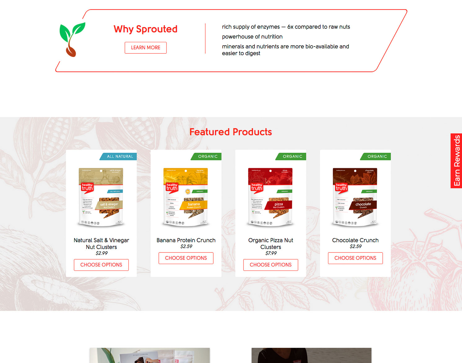 healthy truth website product page