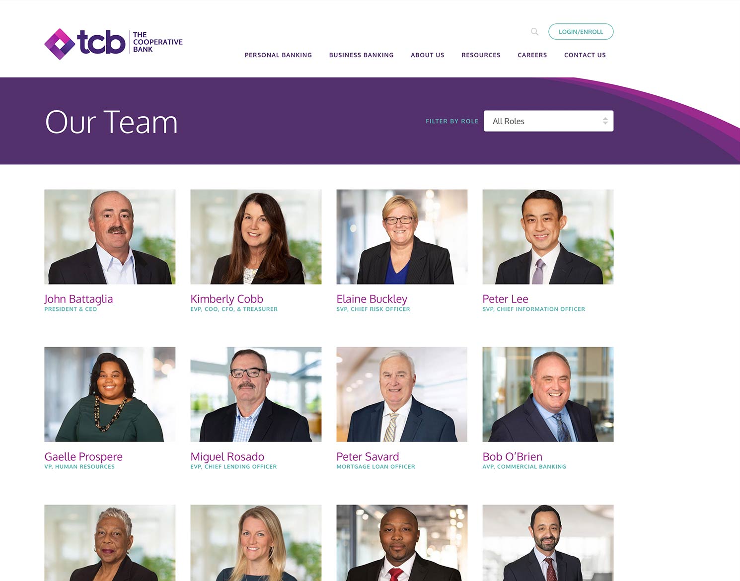 TCB website design tcb team
