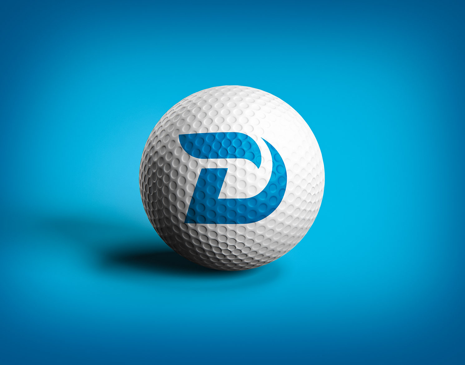 DJ Henry Dream Fund logo on a golf ball