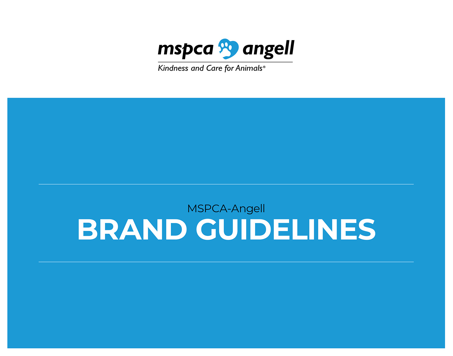MSPCA-Angell brand guide cover