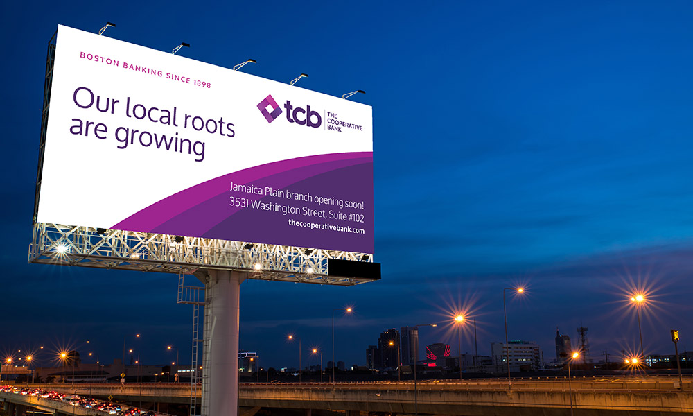 The Cooperative Bank (TCB) advertising on billboard