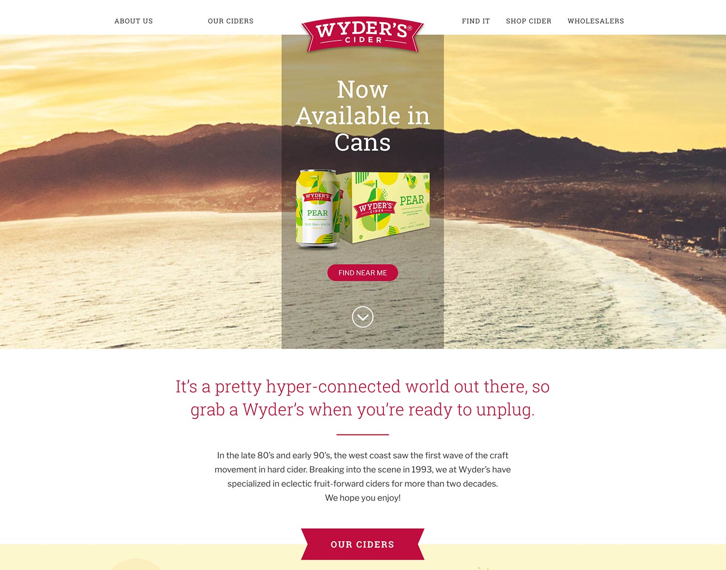 Wyder's Cider website