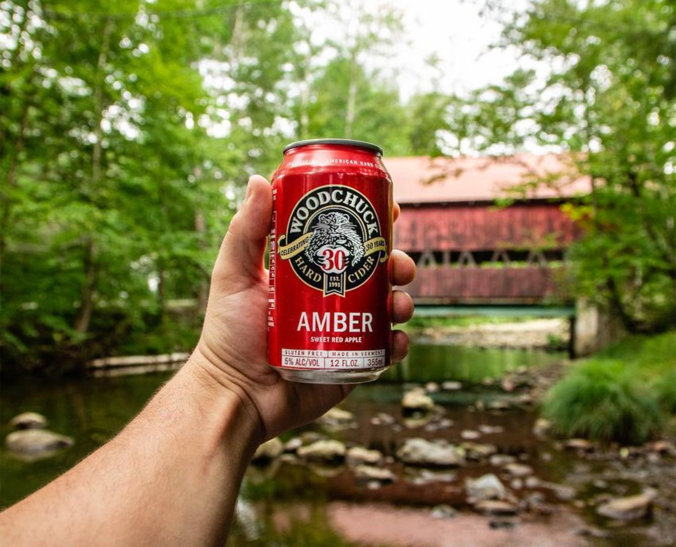 Woodchuck Hard Cider Amber 30th can