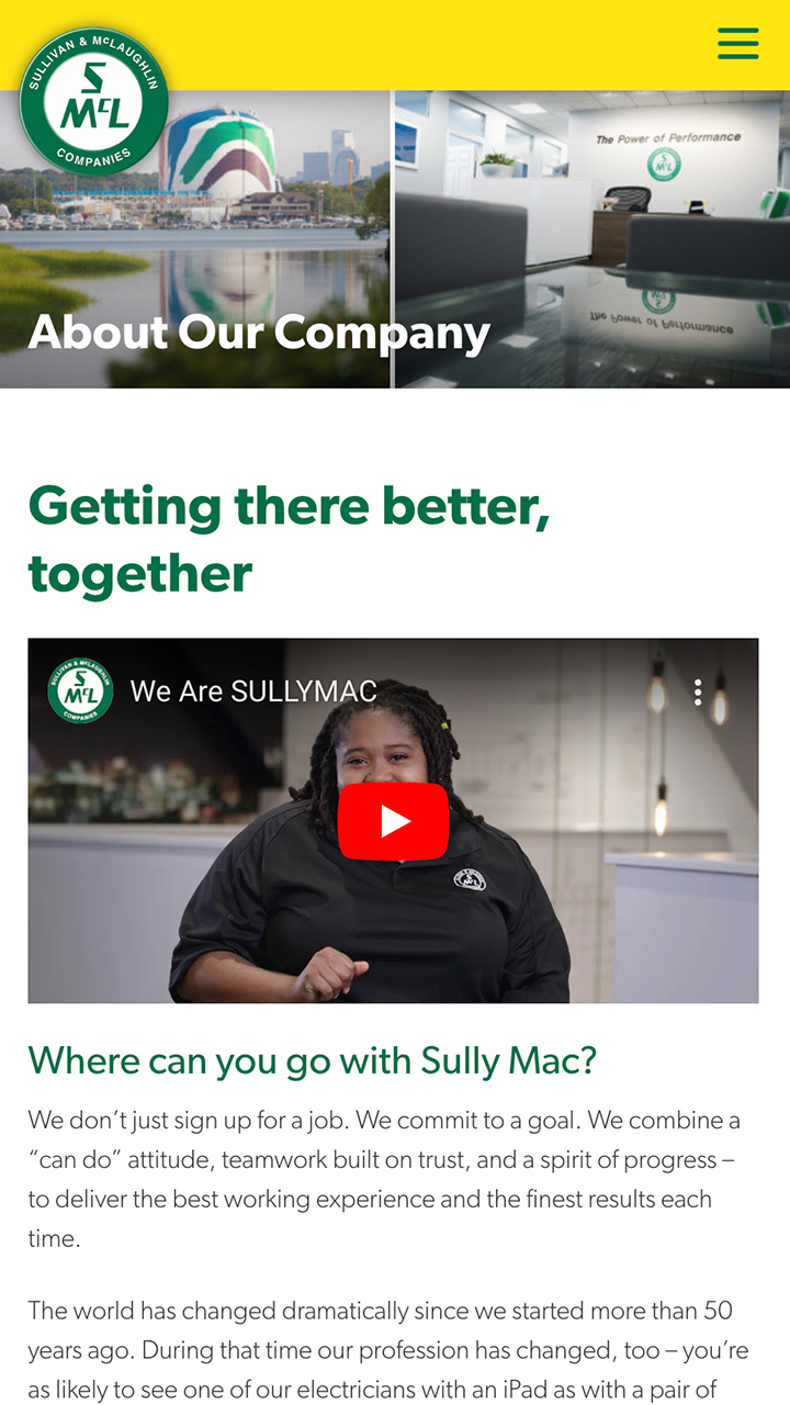 SullyMac website design