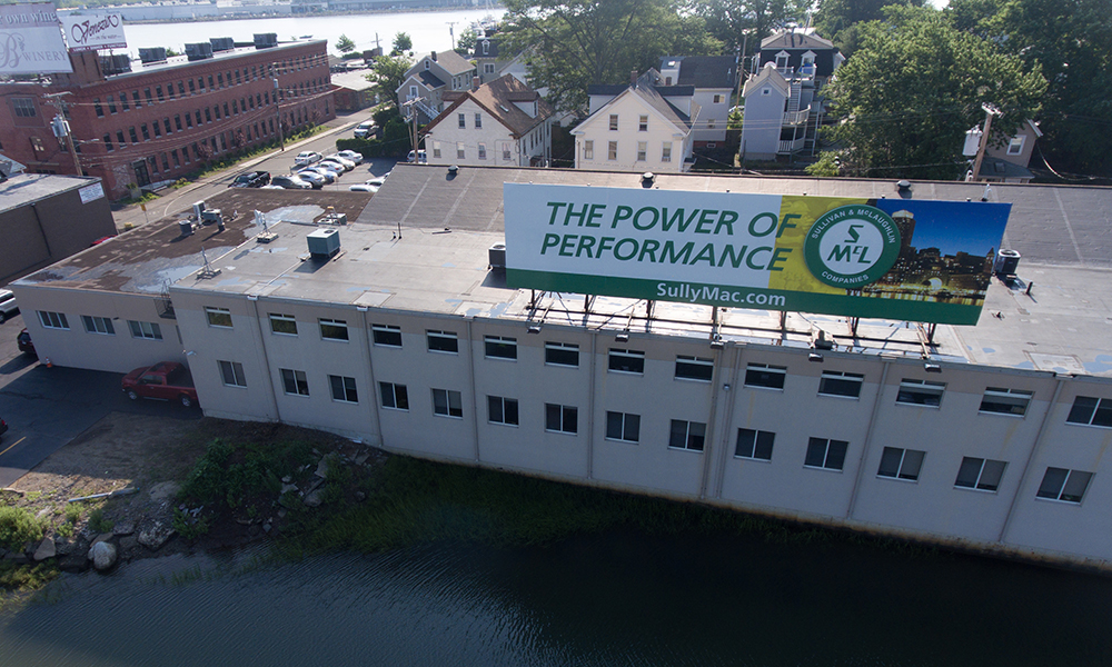 SullyMac photography overhead shot of office in boston