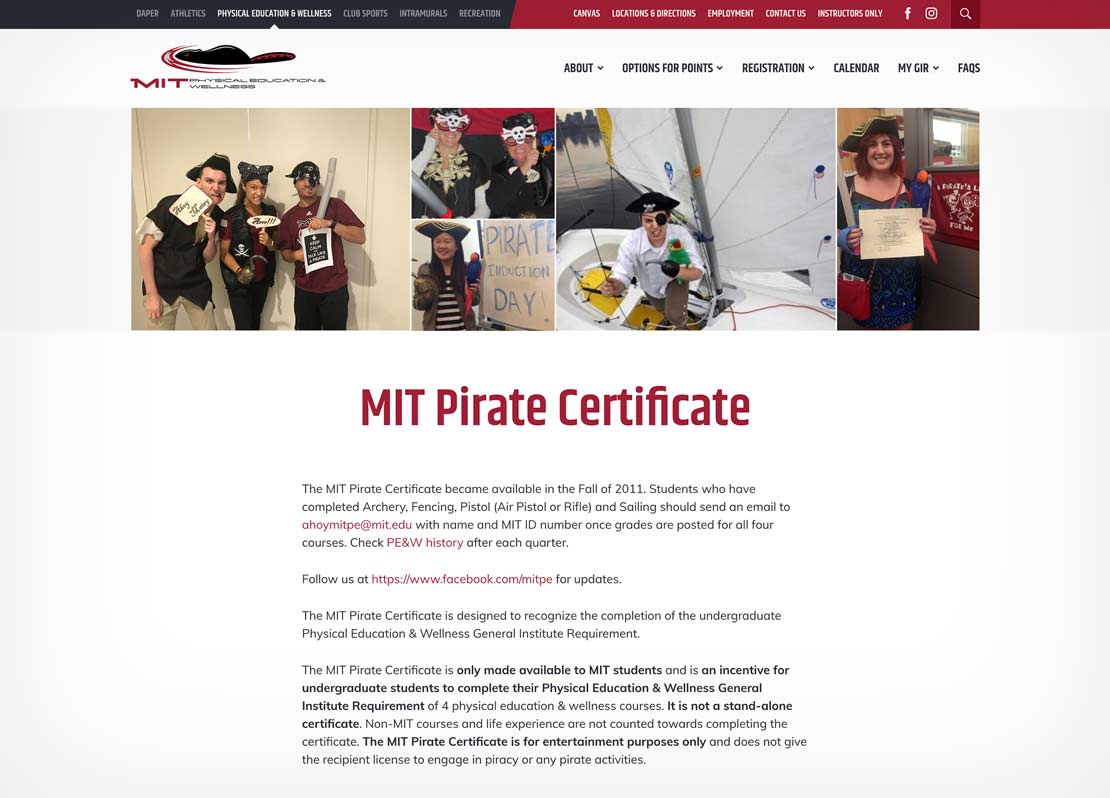MIT pirate certificate