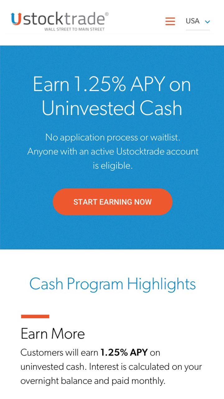 UST US Mobile - Cash Program