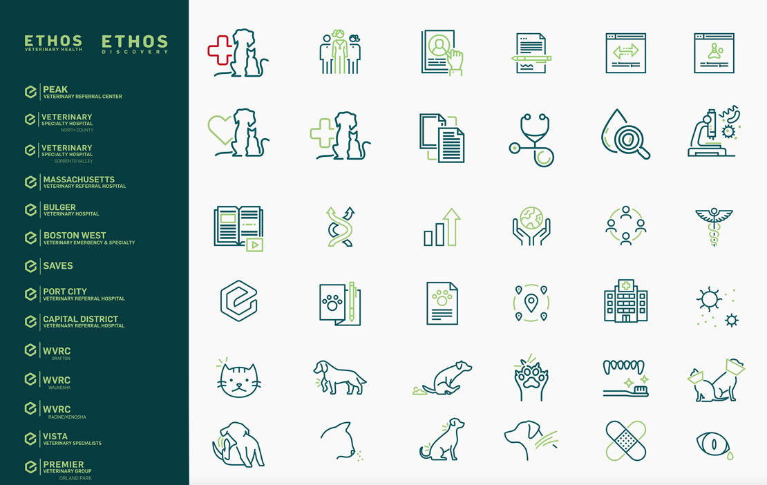 Ethos child logos and icons