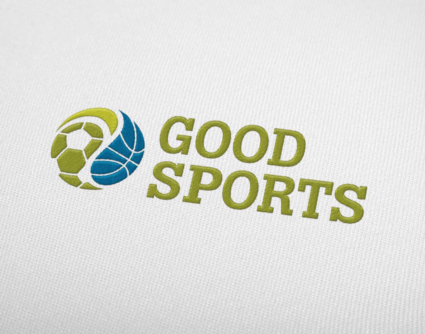 Good Sports embroidered logo
