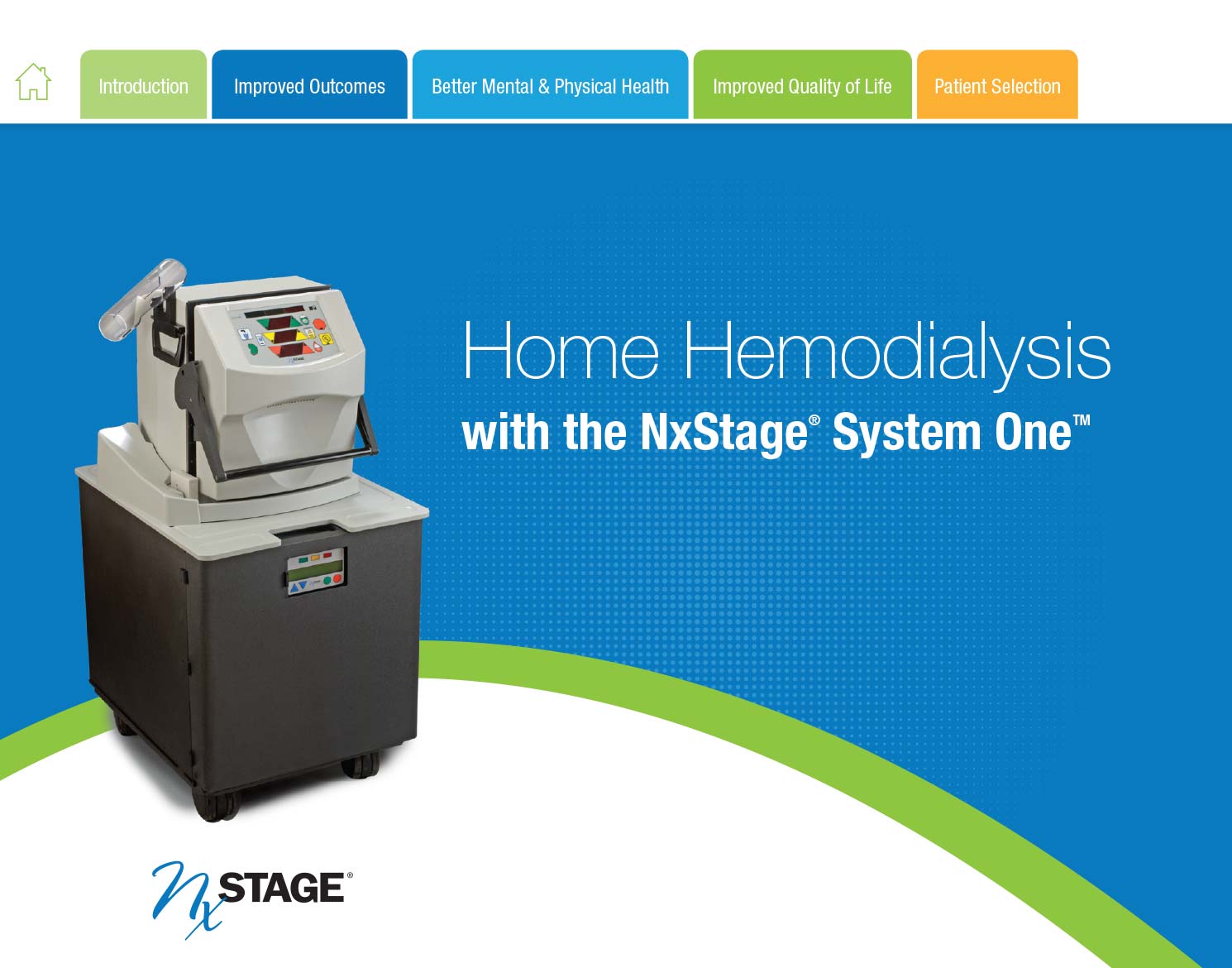 NxStage Home Hemodialysis e-book cover