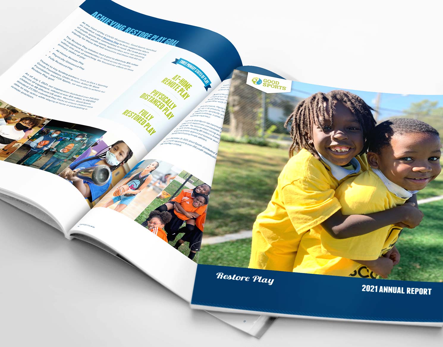 Good Sports annual report design