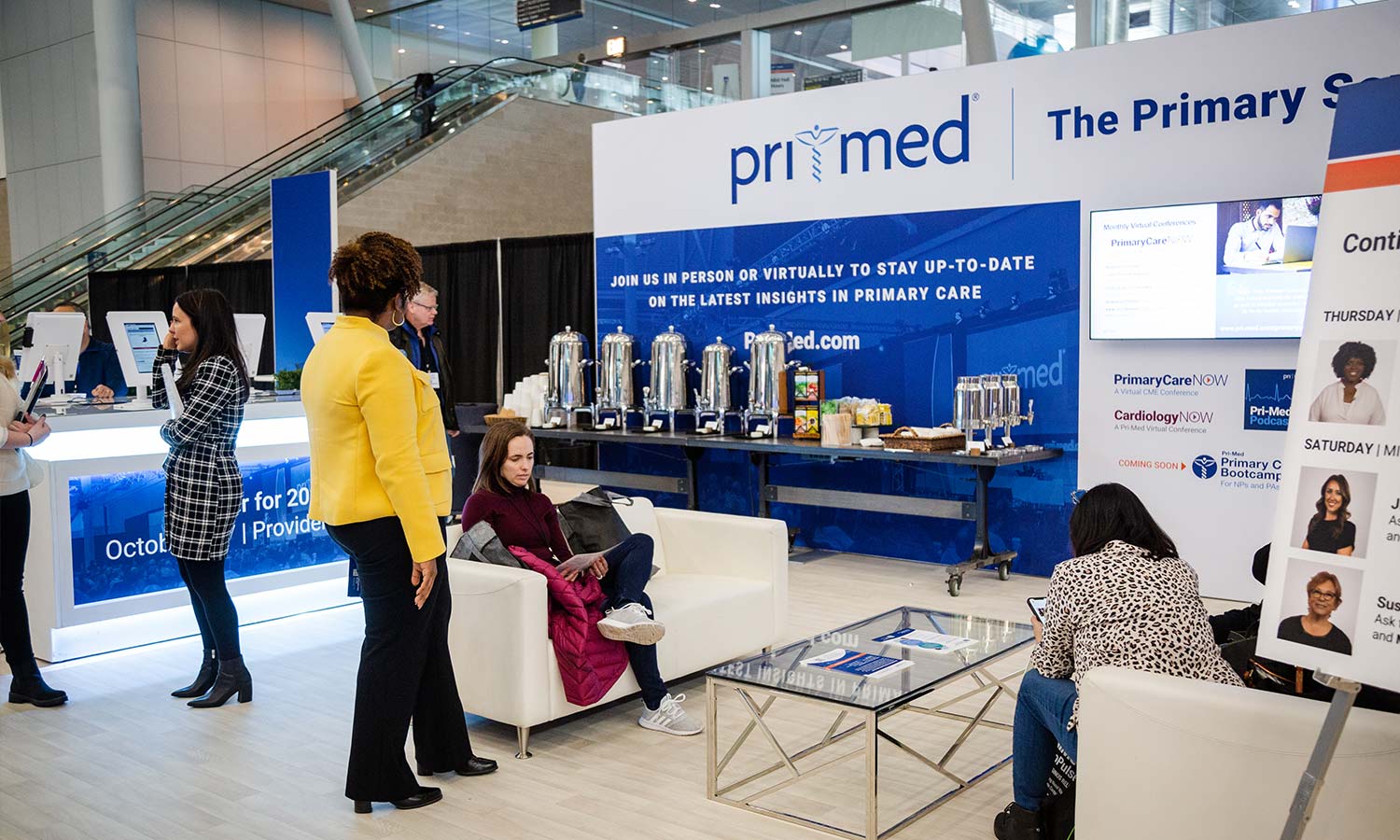 Pri-Med conference booth graphics