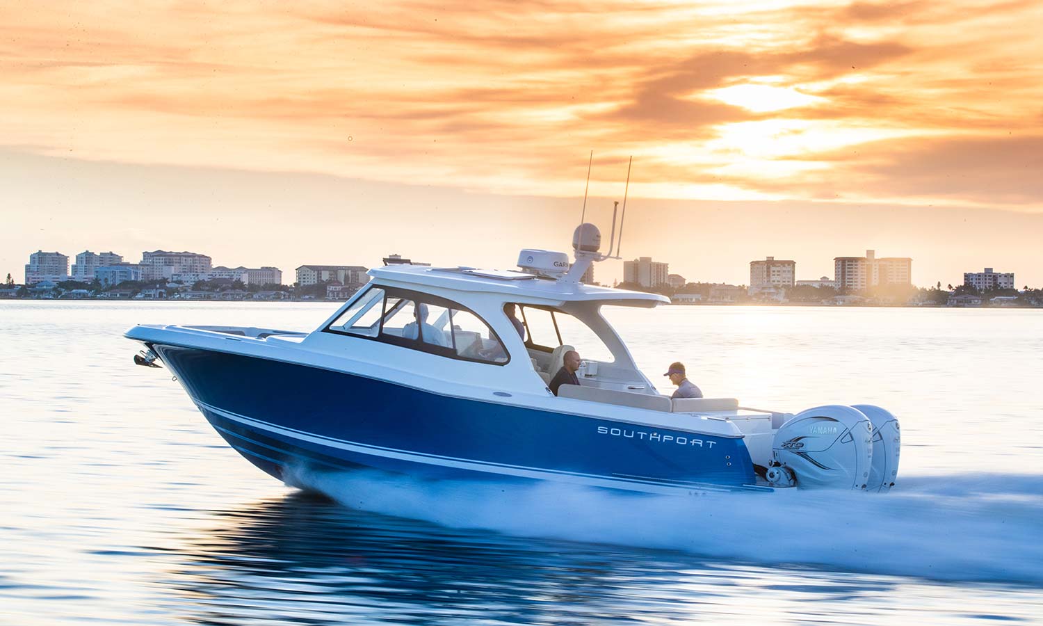 Southport Boats on water at sunset