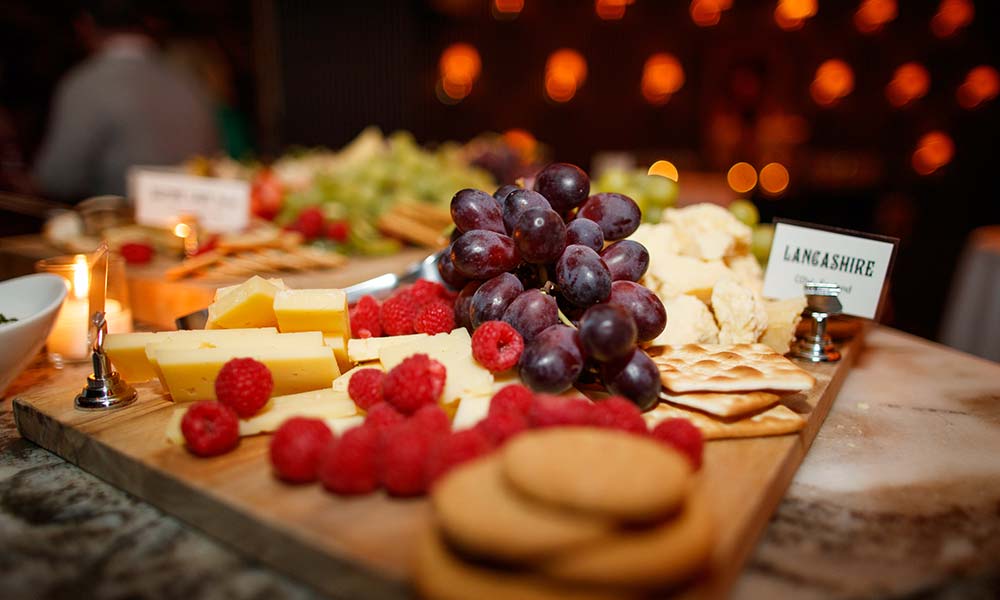 still life food photography at event